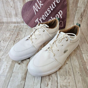 Men's Lacoste White Sneakers Size 11.5